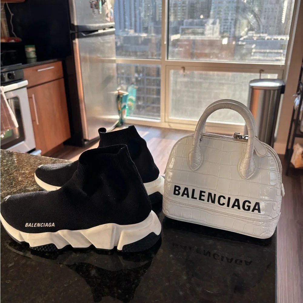 Balenciaga Women’s Black Sock Sneakers - Picture 4 of 4